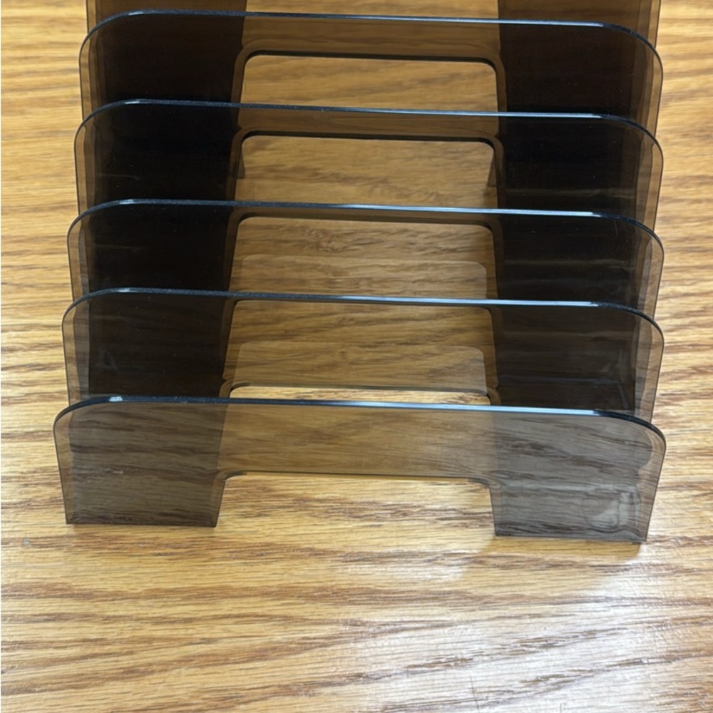 Black Acrylic File Organizer